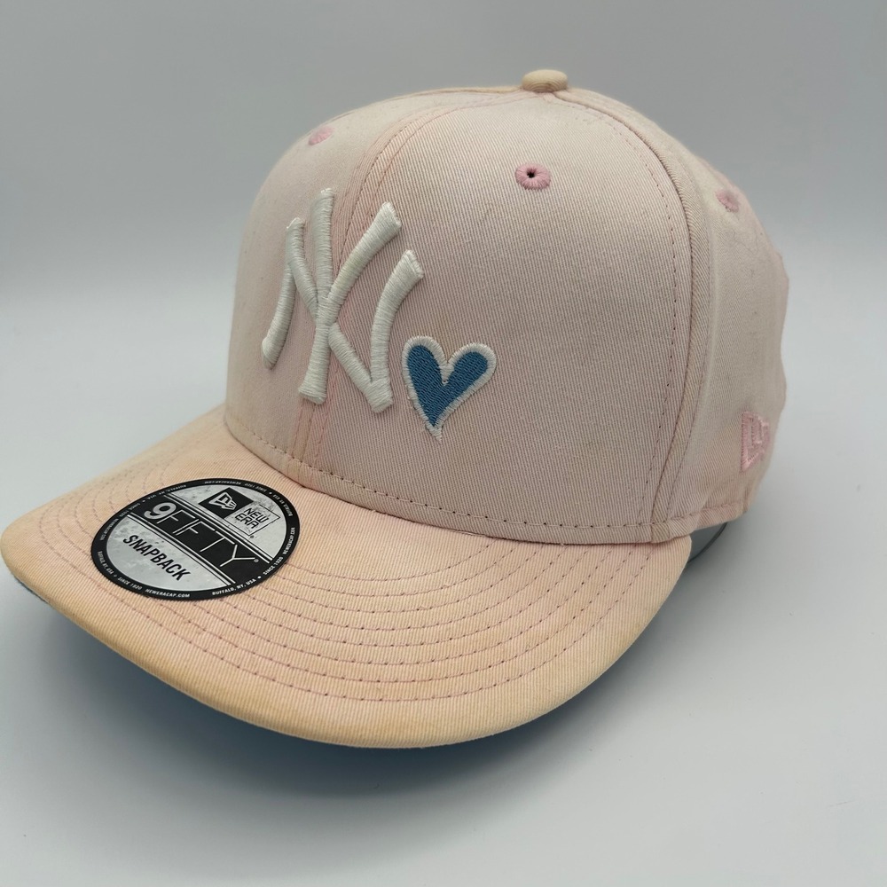 New York Yankees Hat New Era 9FIFTY Womens OSFM Pink Streetwear Y2K Style